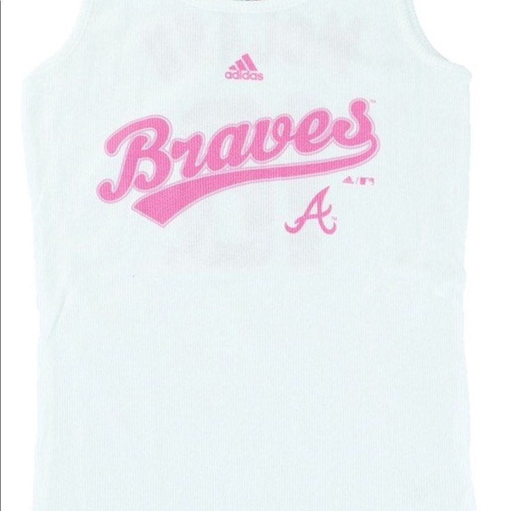 Girls MLB Braves Tank Size 7/8